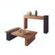 thumbnail image 1 of Set Living Mesa + Arrimo Astro Negro - Café Claro, 1 of 4