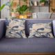 thumbnail image 3 of Cojín decorativo Plutus Brands Blue Plutus Modern Art 52% lino, 3 of 9