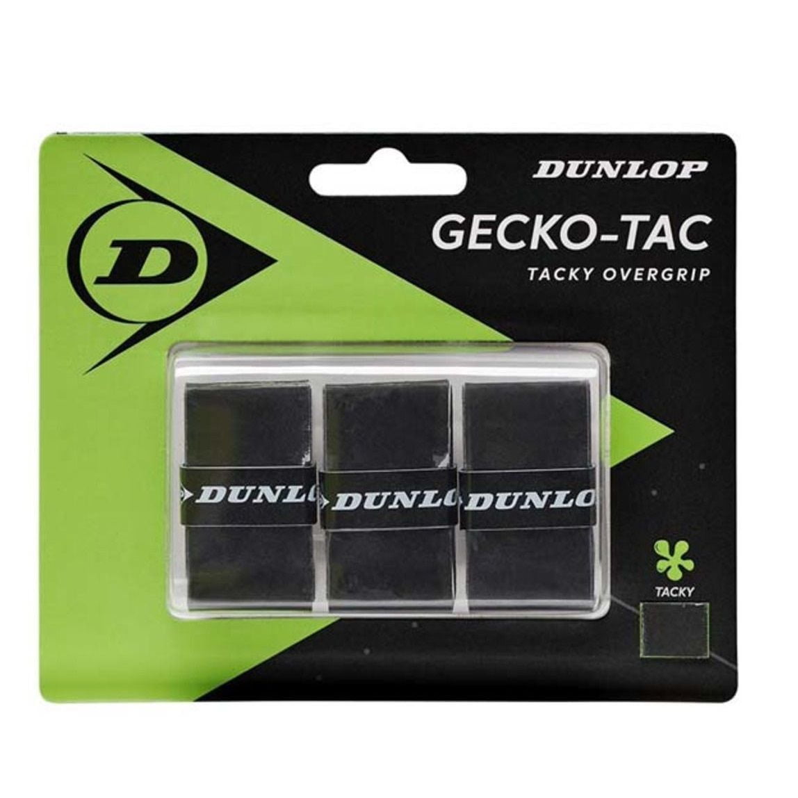 Dunlop Gecko Tac Tennis Overgrip – Presa Ad Alta Penetrazione, Assorbimento Umidità, Per Controllo E Comfort In Campo
