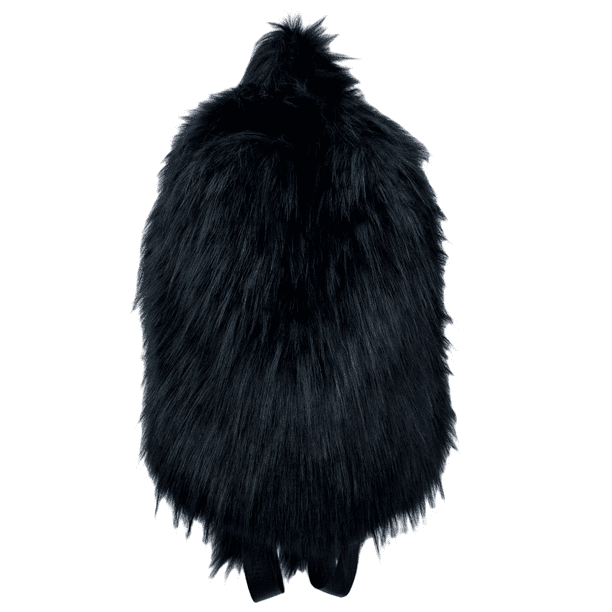 Faux Fur Backpacks for Women Kawaii Woolen Fabric School Bag Y2k Korean Travel Girls Fluffy Backpack Cute Plush Winter Schoolbag