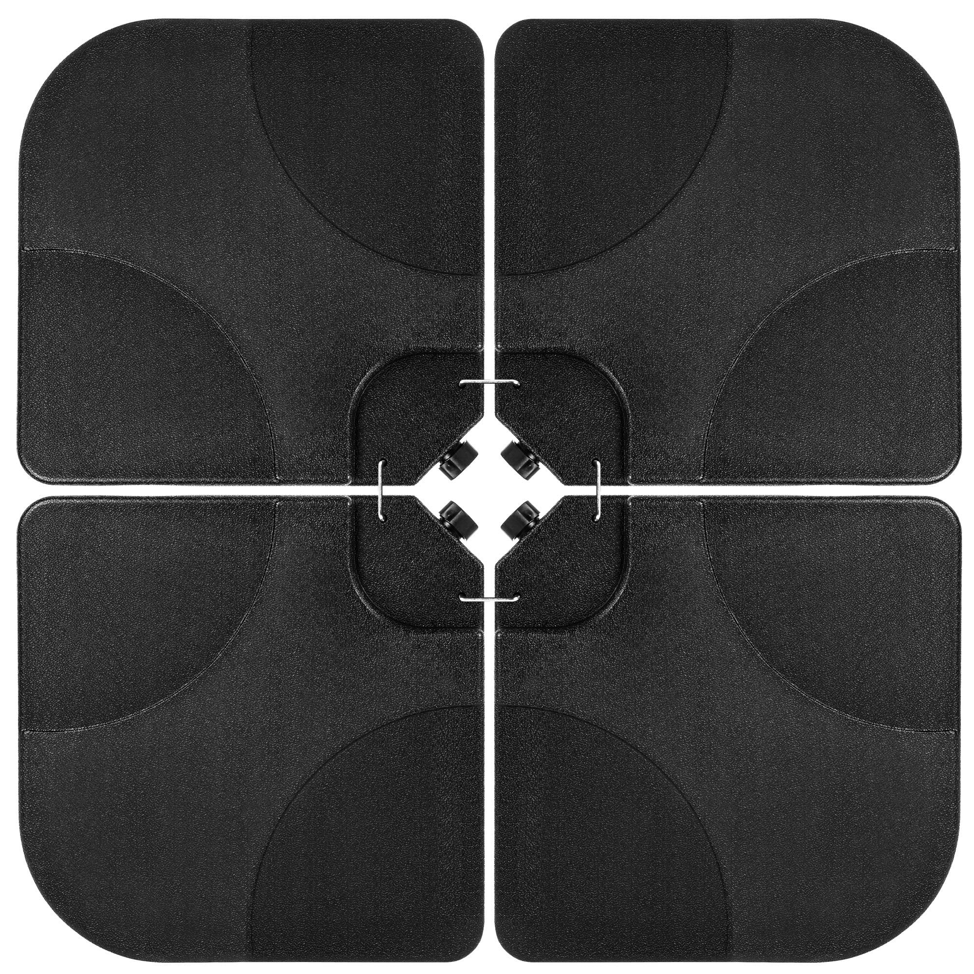Best Choice Products - Juego De Paragüeros Para Patio Best Choice, Capacidad De 155 Libras, Negro