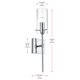 thumbnail image 2 of Aplique de Pared Living District Elsreth Negro Regulable 110V, 2 of 9