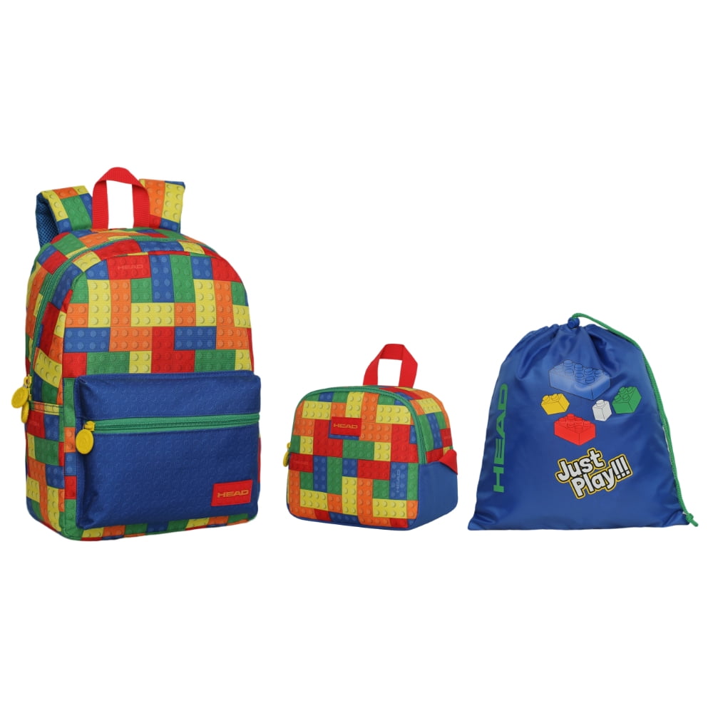 Pack Kids Escolar Bloques Multicolor Head
