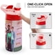 thumbnail image 4 of Outer BanksBotella de Agua con Tapa Pop Top de Un Toque, Acero Inoxidable, a Prueba de Fugas, para Deportes, Botella Infantil rosa 12 oz, 4 of 6