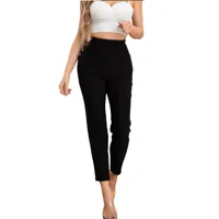 Likeshop - Pantalón De Vestir Pitillo Tiro Alto Semi Formal Mujer Calza 7006