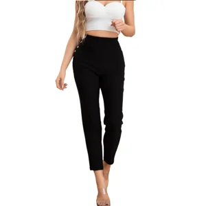 Likeshop - Pantalón De Vestir Pitillo Tiro Alto Semi Formal Mujer Calza 7006
