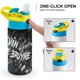 thumbnail image 4 of Kevin De Bruyne-theme One-Touch Pop Top Water Bottle Stainless Steel Leak-Proof Sports Children's Bottle blue 12oz, 4 of 6
