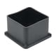 thumbnail image 3 of Protectores Para Patas De Silla 4 Piezas 3 8 X 3 8 Cm Pvc Negro, 3 of 6