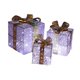 thumbnail image 4 of Cajas De Regalo Iluminadas Navide?as, 3 Uds., Navidad Para A?o Nuevo, Interior, Plateado Y Dorado, 4 of 5