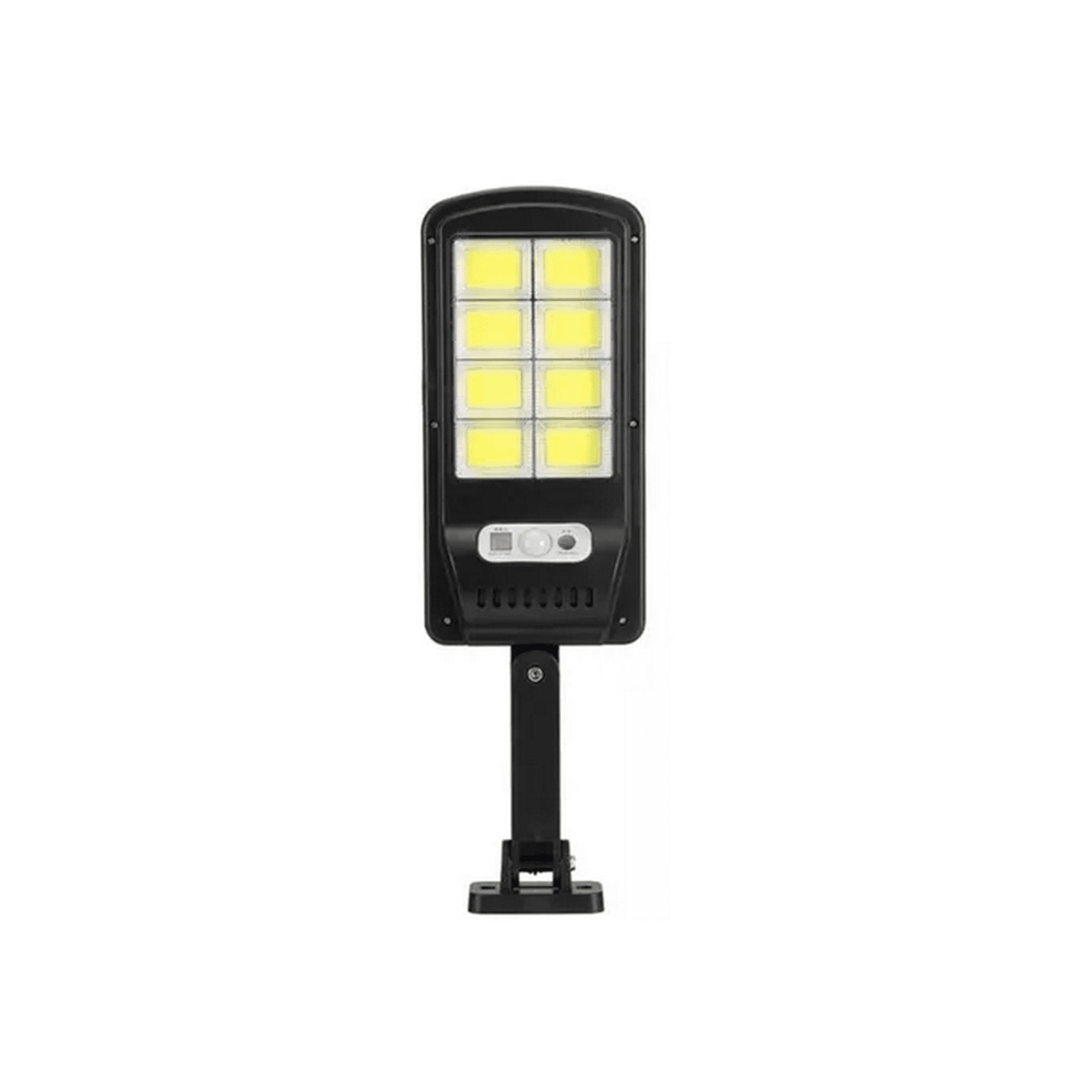 Genérico - Pack 2 Focos Solares Led Con Sensor De Movimiento Panel Solar Negro