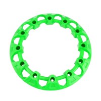 Magideal - Decoración Genérica De Protección Del Cubo De La Llanta De La Rueda De Atv, Cubierta Protectora De La Llanta Del Neumático Que Reemplaza Las Piezas De Verde 10 Pulgadas