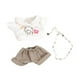 thumbnail image 3 of 3 Piezas De Accesorios Para Muñecas, Camiseta Y Pantalones, Collar Para Muñecas De 17 Cm, Muñecas De Niño, Disfraces, 3 of 3