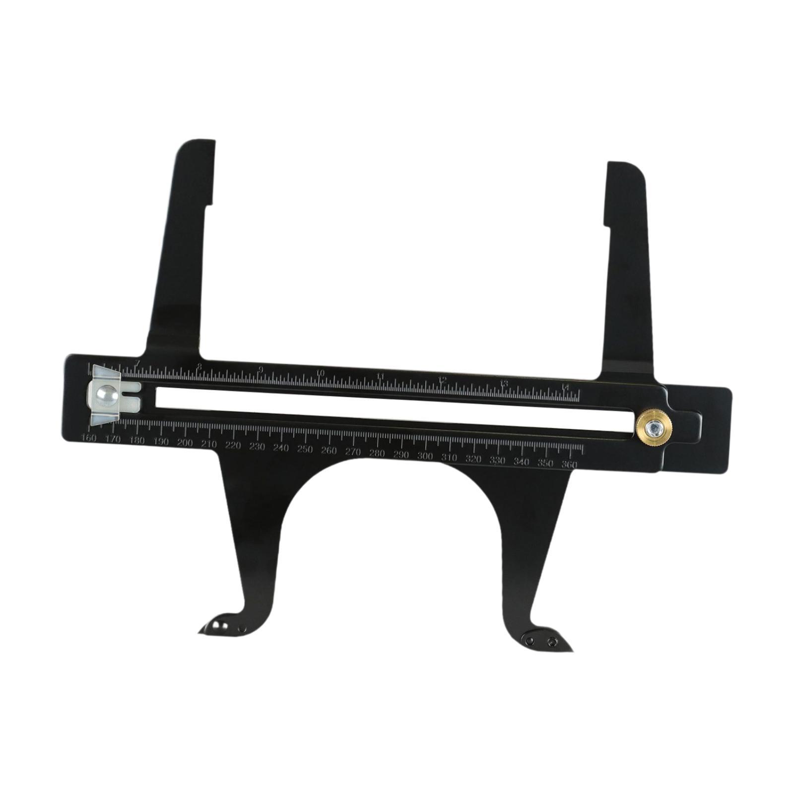 Magideal - Herramienta De Medición De Frenos, Teoría De Almacenamiento De Frenos, Combinación De Doble Escala Hecha De Acero Para El Ajuste De La Medición Del Fr