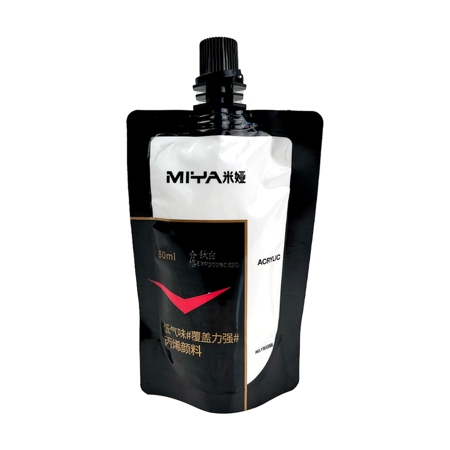 Miya Bolsa De Pintura Acrilica 80ml Blanco Titanium