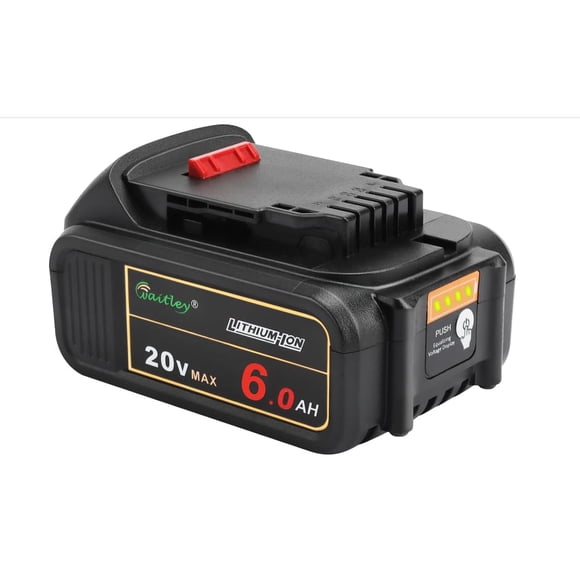 Batería de repuesto Waitley 20V 6.0A para herramientas inalámbricas Dewalt