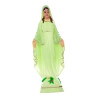 Magideal - Estatua De La Santísima María, Estatua De Adorno De Escritorio, Colección Decorativa Abstracta, Escultura De La Santísima María Para La Decoración De Luminoso