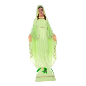 Magideal - Estatua De La Santísima María, Estatua De Adorno De Escritorio, Colección Decorativa Abstracta, Escultura De La Santísima María Para La Decoración De Luminoso