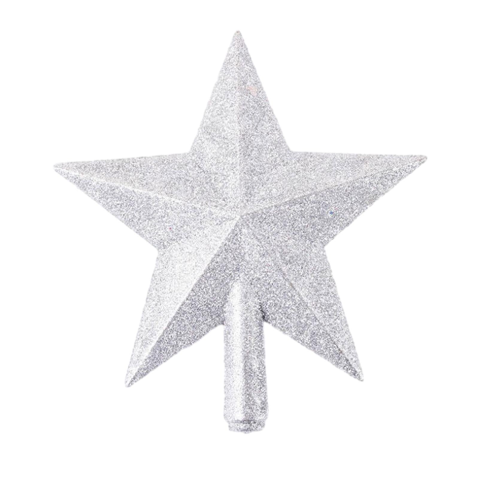 Bothyi - Adornos Para Árbol De Navidad Para Ventana, Dormitorio, Hogar, Color Plateado