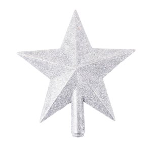 Bothyi - Adornos Para Árbol De Navidad Para Ventana, Dormitorio, Hogar, Color Plateado