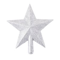 Bothyi - Adornos Para Árbol De Navidad Para Ventana, Dormitorio, Hogar, Color Plateado