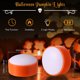 thumbnail image 2 of Riakrum 6 Pack Halloween Pumpkin LED Lights, Orange, 2 of 3