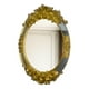 thumbnail image 1 of Espejo Ovalado Pared Grande Colgar Decorativo Dorado Jhn, 1 of 3