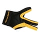 thumbnail image 3 of Tres Dedos De La Mano Derecha Snooker Pool Cue Billiard Gloves Amarillo Negro, 3 of 3