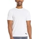 thumbnail image 2 of Camiseta Puma para hombre con cuello redondo, 4 unidades, color blanco tradicional, 2 of 5