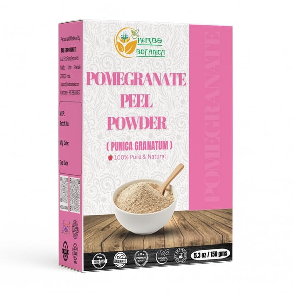 Polvo de Cáscara de Granada 150g Puro Herbs Botanica