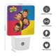 thumbnail image 2 of Wiggles Luz nocturna LED con sensor de anochecer a amanecer para dormitorio, baño, pasillo, escaleras - Lámpara LED nocturna de enchufe, 0.5W - 1 pieza, 2 of 6
