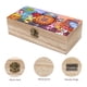thumbnail image 3 of Happy Tree Friends Caja Organizadora de Madera Rústica - Caja Decorativa Multifuncional para Escritorio, Hogar, Oficina, Joyas y Manualidades, 3 of 6