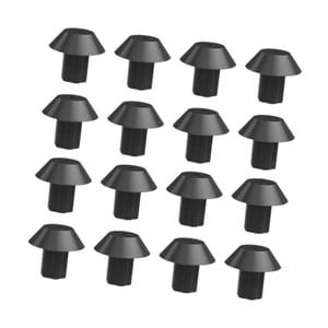 Magideal - 16 Piezas De Parachoques Para Pies De Electrodomésticos, Instalación Sencilla Wb2K101, Pies De Goma Para Rejilla De Estufa, Para Encimeras De Cocina.