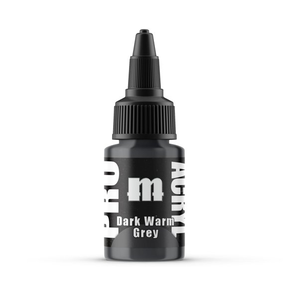 Pintura Acrílica Monument Hobbies 22 ml Gris Cálido Oscuro