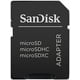 thumbnail image 2 of Adaptador de tarjeta de memoria SanDisk MicroSD a SD microsd-adapter Negro SanDisk, 2 of 2