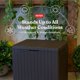 thumbnail image 5 of Caja de Almacenamiento para Exterior Keter City 114L Resina Marrón, 5 of 7