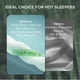 thumbnail image 2 of Juego de 2 fundas de almohada Bedsure Cooling Queen Size, color blanco, 2 of 7