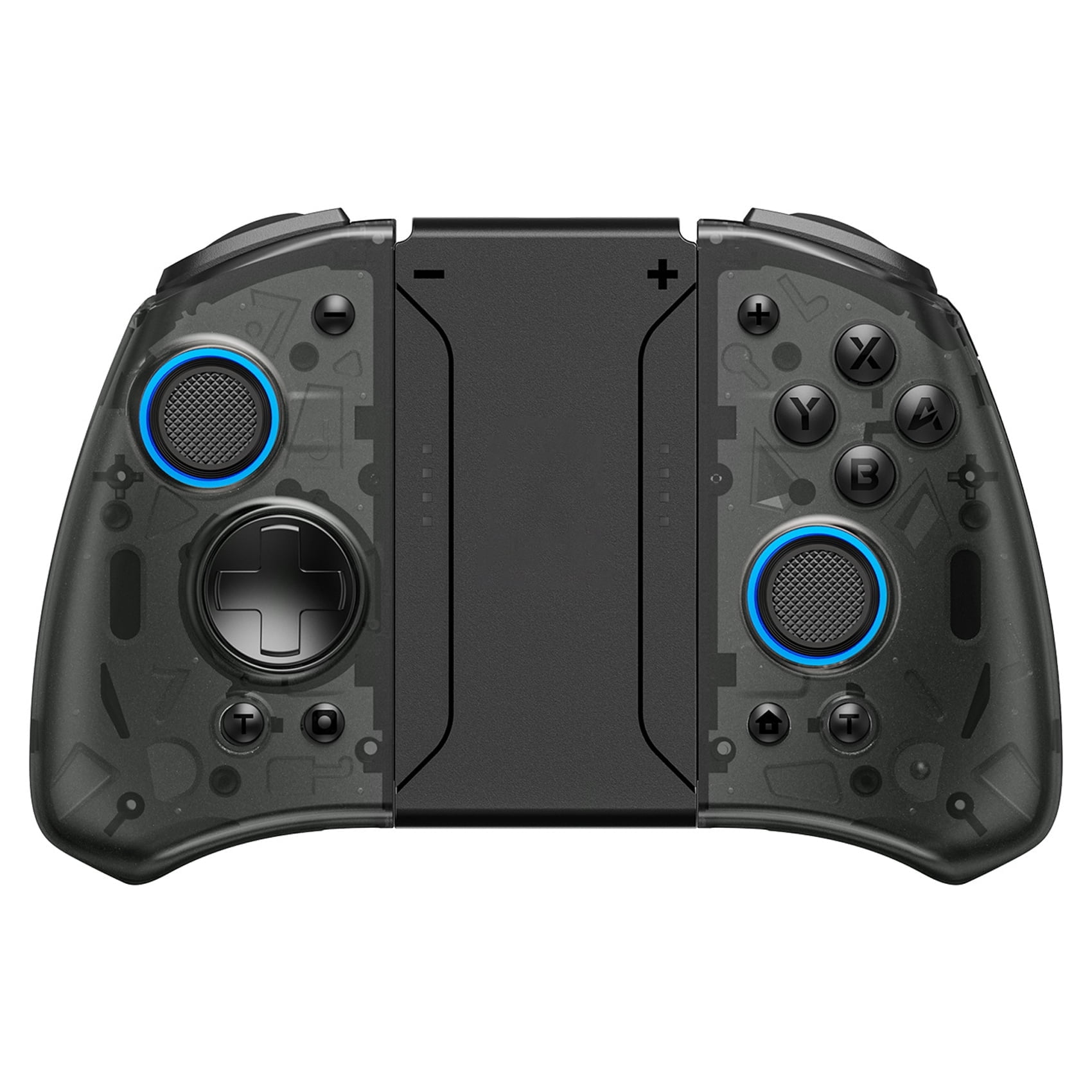 Controlador Inalámbrico Aaronmei Para Switch Negro Transparente