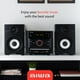thumbnail image 2 of Reproductor de CD Micro System Aiwa Bluetooth de 60 W con altavoces de estantería, 2 of 3