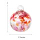 thumbnail image 3 of Bola de vidrio Dale Tiffany 8 cm Rosa Árbol de la Vida, 3 of 4