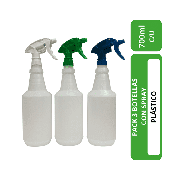 Pack De Botellas Con Spray