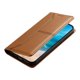 thumbnail image 4 of Funda tipo cartera con bloqueo RFID para Samsung Galaxy S25 Plus cubierta magnética de cuero con tapa y soporte Marrón, 4 of 6
