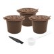 thumbnail image 3 of Cápsulas De Café Reutilizables Con Cuchara Coffeeware Para Cafe Bar Style B Brown, 3 of 5