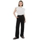 thumbnail image 1 of Pantalón Mujer Lino Brillos Negro Corona, 1 of 5
