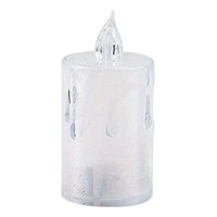 Genérico - Set 9 Velas Decorativas Led Cristal Acrílico Sin Llama Jhn