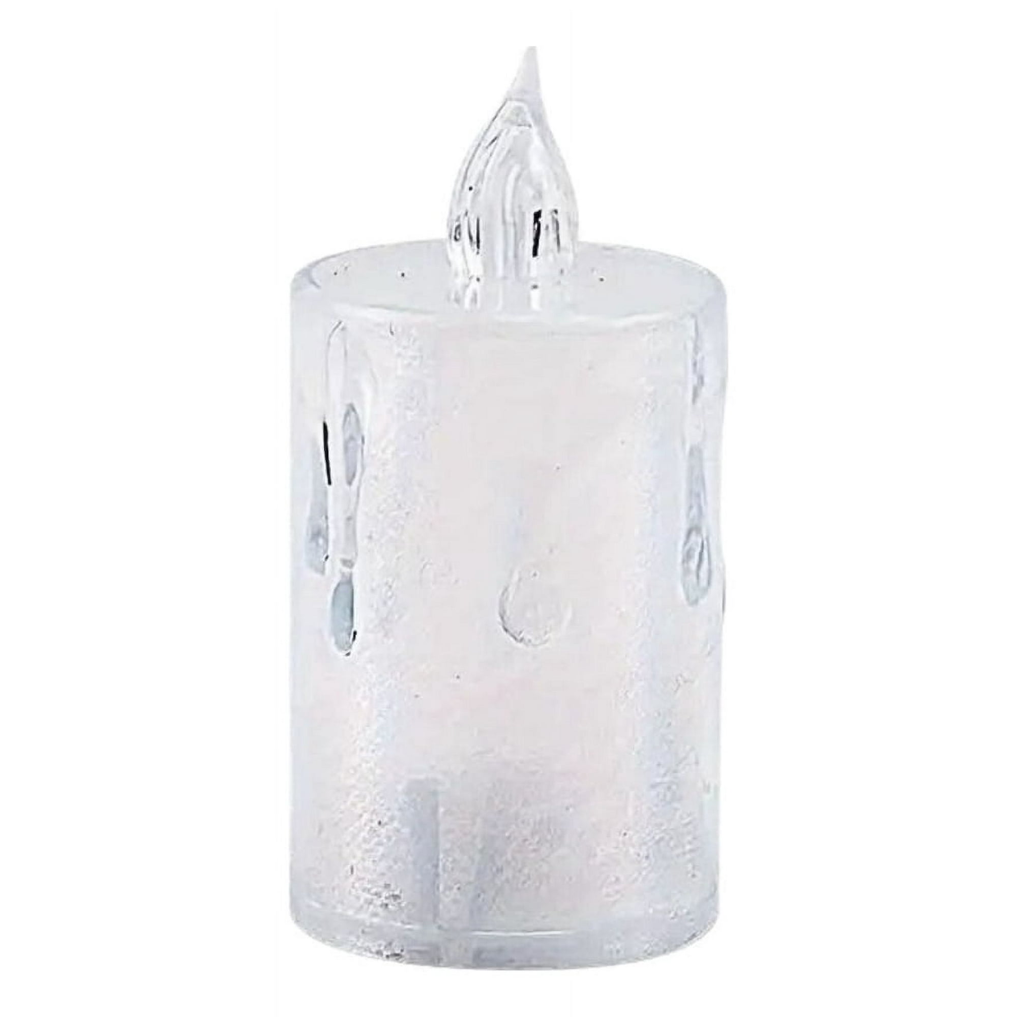 Genérico - Set 9 Velas Decorativas Led Cristal Acrílico Sin Llama Jhn