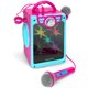 thumbnail image 1 of Máquina de karaoke Croove Kids Pink con 2 micrófonos Bluetooth, 1 of 6