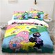 thumbnail image 2 of Cute Cartoon Les Bedding Set Soft Duvet Cover Adult Kids Bedroom Single Double King Size Bed Duvet Cover Pillow Case, 2 of 5