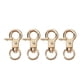 thumbnail image 2 of 4pcs Aleación De Zinc Broche De Garra De Langosta Clips De Gatillo Giratorios Ganchos De Presión De Oro, 2 of 5