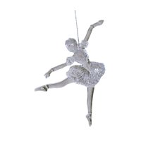 Magideal - Adorno Navideño De Bailarina, Adorno Colgante De Ballet, Decoración Navideña Transparente, Colgante Navideño Para El Hogar, Celebración De Pascua, Fie