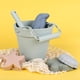 thumbnail image 3 of Juego de juguetes de playa BLUE GINKGO Silicone Modern Baby con cubo, 3 of 9